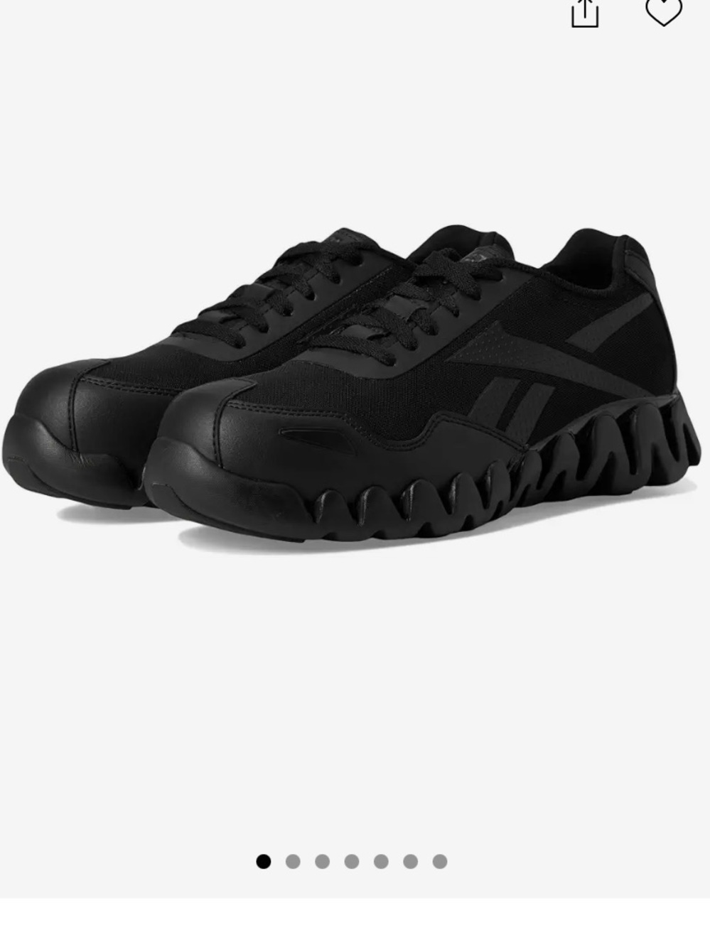 Reebok Zig Pulse Work Composite Toe Black Mens Sneakers-Brand new in box